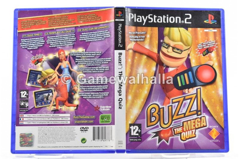 Livret/Manuel Du Jeu Buzz ! Le Méga Quiz Pour PlayStation 2 (PS2) - État Très Bon - Pour Collection